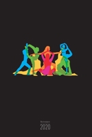 Wochenplaner 2020 - Yoga: Yoga Kalender 2020 - 120 Seiten Wochenkalender, Terminkalender, Kalender 2020 inkl. Fitness-Tracker Seiten - Ideal als Yoga Taschenkalender 1658249305 Book Cover