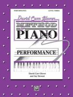 David Carr Glover Method for Piano  / Performance / L 0769235980 Book Cover