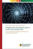 Proposta de atividades para o ensino da função afim 6139734428 Book Cover