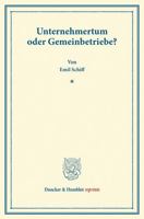 Unternehmertum Oder Gemeinbetriebe? 3428169158 Book Cover