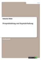 Prospekthaftung und Kapitalerhaltung 364015486X Book Cover