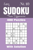 Easy Sudoku Nr.10: 480 puzzles with solution 1695749367 Book Cover