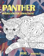 Malbücher für Erwachsene - Mandala - Tiere - Panther B09CRTYYK4 Book Cover