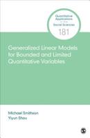 Generalized Linear Models for Bounded and Limited Quantitative Variables 1544334532 Book Cover
