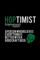 Hoptimist: 6x9 Craft Beer grid squared paper notebook notes 1702353966 Book Cover