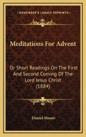 Meditations for Advent 1018894799 Book Cover