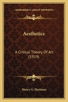 AESTHETICS: A Critical Theory of Art 1014558824 Book Cover