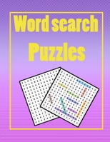 Word search puzzles: Easy puzzles and brain Game For adults and kids | Word Puzzles 8,5x11 inches B08RR5ZJYZ Book Cover