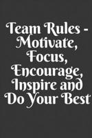 Team Rules: Team Rules  Lined Notebook /Journal Gift ,100 pages 6*/9*, Soft Cover ,matte  Cover 1661926932 Book Cover