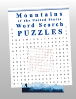 Mountains of the United States Word Search Puzzles 1733490566 Book Cover