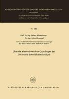 Uber Die Elektrochemischen Grundlagen Der Zinkchlorid-Schmelzflusselektrolyse 3663032760 Book Cover