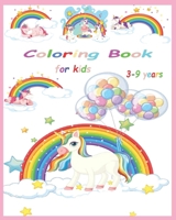 Unicorn coloring book for kids 3-9 years B0CNYWHL4N Book Cover