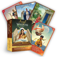 Angel Wisdom Tarot: A 78-Card Deck and Guidebook 140195670X Book Cover
