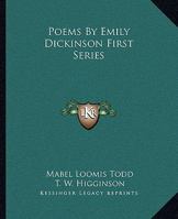 Poems By Emily Dickinson First Series 1162680083 Book Cover