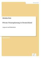 Private Finanzplanung in Deutschland 3838643852 Book Cover