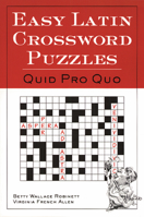 Easy Latin Crossword Puzzles 0844284467 Book Cover