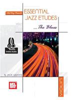 Essential Jazz Etudes...The Blues - Violin 0786693991 Book Cover