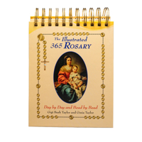 The Illustrated 365 Rosary Day by Day Bead by Bead 0882714031 Book Cover