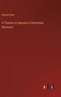 A Treatise on Special or Elementary Geometry 336816287X Book Cover