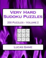 Very Hard Sudoku Puzzles Volume 2: Very Hard Sudoku Puzzles For Advanced Players 1539942600 Book Cover