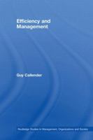 Efficiency and Management 0415431808 Book Cover