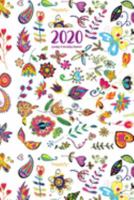 2020 Weekly & Monthly Planner: January 1, 2020 - December 31, 2020 | Priorities and To Do Column | Goals Setting Page | Nature & Flower (Flowery Floral) 1691605565 Book Cover