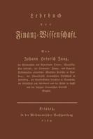 Lehrbuch Der Finanz-Wissenschaft 3409101411 Book Cover