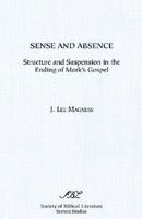 Sense and Absence 1555400078 Book Cover