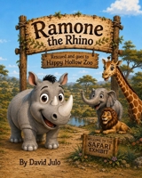 Ramone the Rhino: Ramone the Rhino rescued and moved to Happy Hollow Zoo (Happy Hollow Zoo Friends) B0HDCH97DK Book Cover