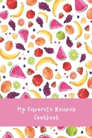 My Favorite Recipes Cookbook : Blank Recipe Book for Your Own Recipes 1651670625 Book Cover