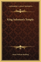 King Solomon's Temple 1425330010 Book Cover