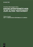 Hebräisches Wörterbuch Zu Jeremia 3112417151 Book Cover