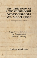 The Little Book of Constitutional Amendments We Need Now: Suggestions to Help Ensure the Continuation of American Democracy B0GVDN1Q54 Book Cover