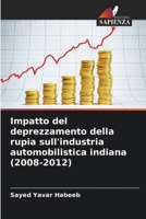 Impatto del deprezzamento della rupia sull'industria automobilistica indiana (2008-2012) (Italian Edition) 6209838596 Book Cover