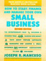 How to start, finance, and manage your own small business 0671763563 Book Cover
