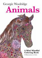 Animals: A Mini Mindful Coloring Book 1250117216 Book Cover