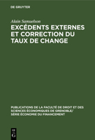 Exc�dents Externes Et Correction Du Taux de Change 3111290441 Book Cover