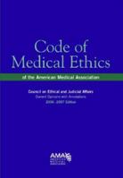 Code of Medical Ethics: Current Opinions With Annotations 1998-1999 1579477771 Book Cover