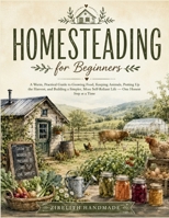 HOMESTEADING for Beginners: A Warm, Practical Guide to Growing Food, Keeping Animals, Putting Up the Harvest, and Building a Simpler, More Self-Reliant Life — One Honest Step at a Time B0H6W855FM Book Cover
