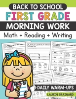 Back to School First Grade Morning Work: Math, Reading, and Writing B0FYDQZ2DY Book Cover