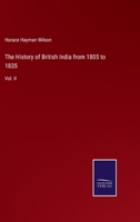 A History of British India; Volume 2 102145964X Book Cover