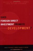 Does Foreign Direct Investment Promote Development? New Methods, Outcomes and Policy Approaches 0881323810 Book Cover