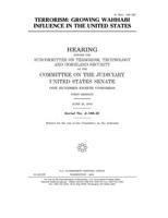 Terrorism: growing Wahhabi influence in the United States 1676377468 Book Cover