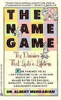 The Name Game 0915765756 Book Cover