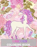 Unicorn Coloring Book: : An Adult Coloring Book with Fun Relax and Stress Relief. 1981206450 Book Cover