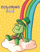 St. Patricks Day coloring book for kids: Rainbows, hats, leprechauns and pots of gold All the good stuff Best for kids up to age 8 B09SNMYGBY Book Cover