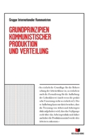 Grundprinzipien kommunistischer Produktion und Verteilung B084DMDQKM Book Cover