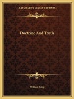 Doctrine And Truth 1162816619 Book Cover