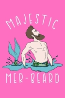 Majestic Mer Beard: Comic Book Notebook Paper 1088680046 Book Cover