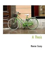 A Thesis 1010368389 Book Cover